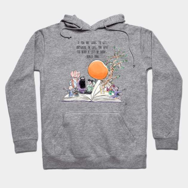 Roald Dahl Day Hoodie by hollydoesart